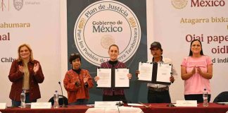 “Es justicia territorial”: Presidenta Claudia Sheinbaum encabeza entrega de mas de 3mil hectáreas de la sierra Tarahumara de Chihuahua al pueblo Odamí