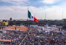 Ante 600 mil personas en el Zócalo, presidenta Claudia Sheinbaum sostiene: México avanza con dignidad, con justicia, con unidad y con la fuerza invencible de su pueblo