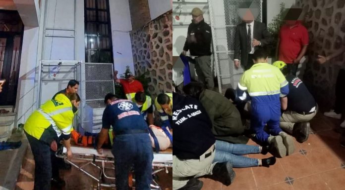 Colapso de elevador provoca rescate nocturno y deja tres personas heridas en La Piedad