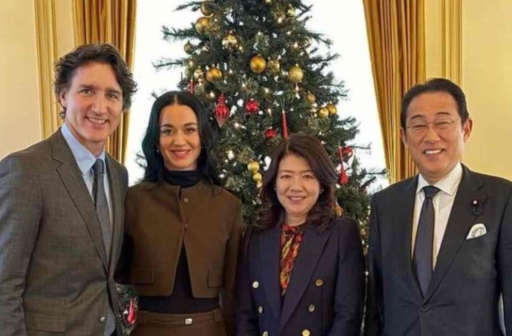 #VIRAL || Katy Perry debuta junto a Justin Trudeau como pareja pública en encuentro diplomático en Japón