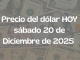 Precio del dólar hoy en México — Sábado 20 de diciembre de 2025