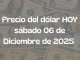 ¿A cuánto está el dólar hoy en México? — Sábado 6 de diciembre de 2025