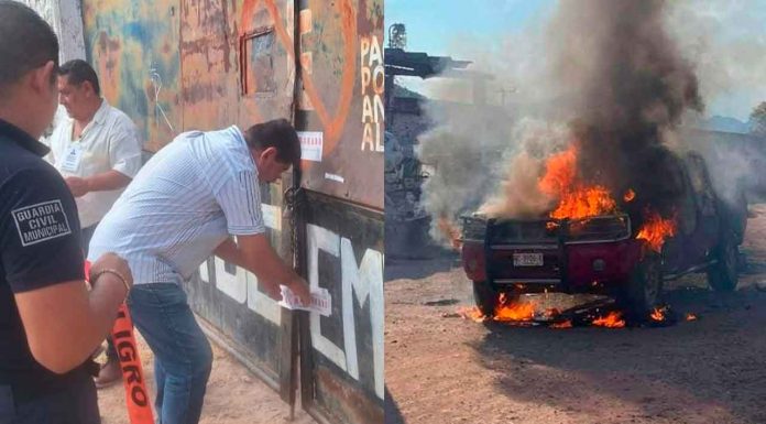 Clausuran expendio de gas en Huetamo tras explosión que dejó dos lesionados