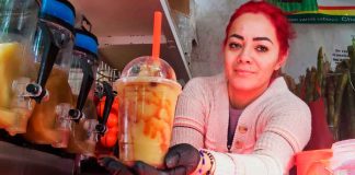 ¿ Ya probaron el frappé de jugo de caña en el Cañafest?