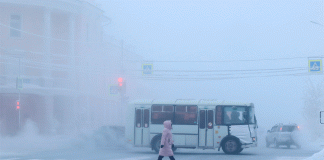 Yakutsk da la bienvenida al invierno con temperaturas de hasta −56 °C