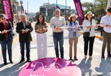 Gladyz Butanda inaugura obras del Plan Michoacán en Uruapan