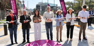 Gladyz Butanda inaugura obras del Plan Michoacán en Uruapan