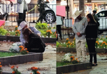 Grecia Quiroz honra la memoria de Carlos Manzo a un mes del atentado en Uruapan