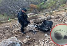 Guardia Civil neutraliza granada de gas, fue localizada en excavación por construcción