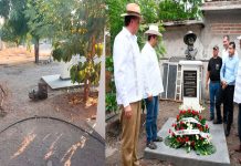 Derriban busto de Hipólito Mora en La Ruana