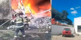 Atienden autoridades accidente aéreo en San Pedro Totoltepec, Toluca| Video