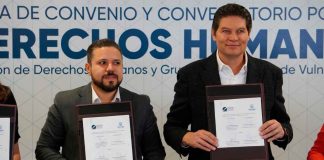 Firman convenio de colaboración la CEDH y el Ayuntamiento de Morelia