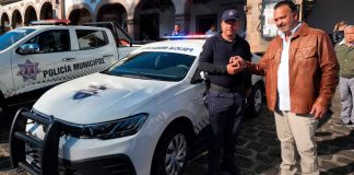 Julio Arreola fortalece la seguridad en Pátzcuaro con nueva entrega de patrullas y equipamiento balístico