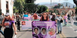Se manifiestan para exigir justicia por feminicidio de Maritza Espino y la aparición de sus hijas