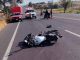 Pareja de jóvenes se accidenta a bordo de su motocicleta, en la carretera La Piedad Numarán