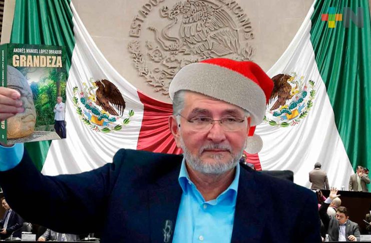 VIDEOS // Adán Augusto reparte más de 17 mil ejemplares del libro de AMLO a senadores de Morena