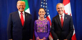 Sheinbaum se reúne en Washington con Trump y Carney; destacan cooperación rumbo al Mundial 2026