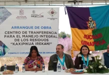 Secma inicia construcción de centro de residuos en Angahuan