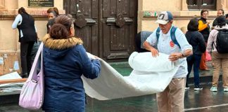 Trabajadores del sector Salud levantan plantones en Congreso del Estado y Secretaría de Finanzas
