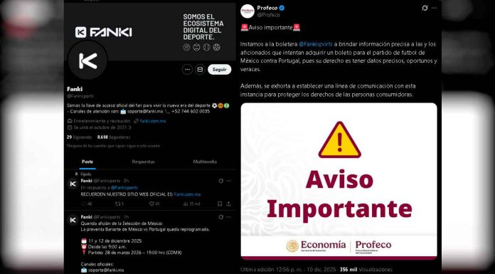 Profeco pide a Fankisports aclarar fallas y garantizar información veraz en venta del México vs. Portugal| Imagenes