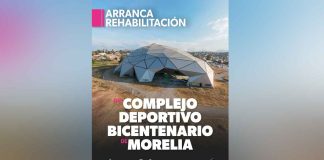 Inicia rehabilitación del Complejo Deportivo Bicentenario de Morelia: Rogelio Zarazúa