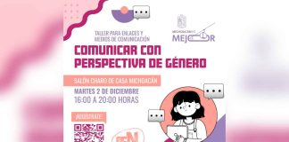Michoacán invita a taller “Comunicar con Perspectiva de Género” para enlaces y medios de comunicación