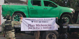 SSP destruye en Buenavista campamento ilícito y asegura 3 vehículos con reporte de robo