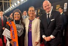 Claudia Sheinbaum llega al sorteo del Mundial 2026 en Washington