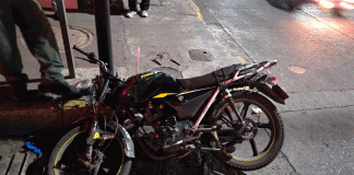 Motociclista sufre accidente en la zona Centro de Zamora