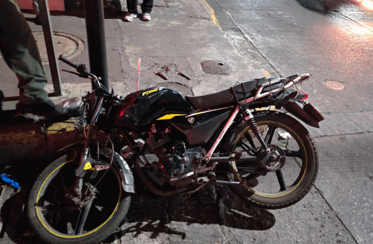 Motociclista sufre accidente en la zona Centro de Zamora