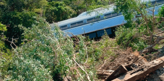 Actualización: Tren Interoceánico se descarrila en Nizanda, Oaxaca; 13 muertos y 98 heridos