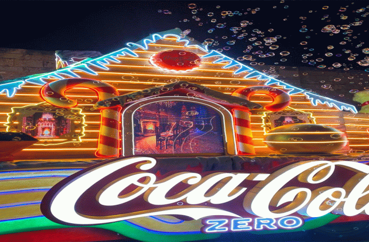 El espíritu navideño se vivió en Morelia con la Caravana de Coca-Cola
