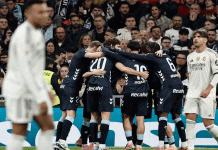 Golpe celeste: el Real Madrid cae 0-2 y se aleja del liderato