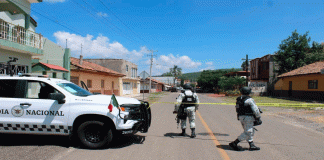 Dos presuntos integrantes del CJNG abatidos y otro herido al enfrentase contra Fuerzas Federales, en Tangancícuaro