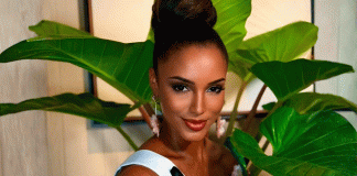 Miss Jamaica Gabrielle Henry reaparece en silla de ruedas tras caída en Miss Universo 2025