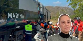 Sheinbaum lamenta el descarrilamiento del Tren Interoceánico y anuncia plan de atención integral a víctimas