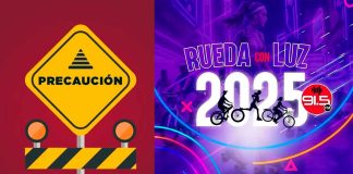 #ALERTA VIAL // Cierre de calles en Morelia por el evento “Rueda con Luz 2025”