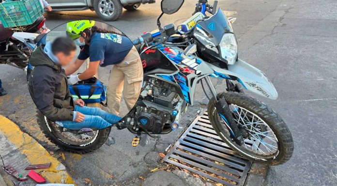 Embiste a motociclista en el centro de Zamora y huye