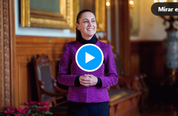 Sheinbaum envía mensaje de Año Nuevo 2026 al pueblo de México