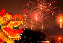 Entre dragones y leones así se festeja el Año Nuevo Chino