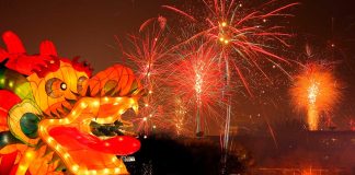 Entre dragones y leones así se festeja el Año Nuevo Chino