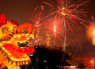 Entre dragones y leones así se festeja el Año Nuevo Chino