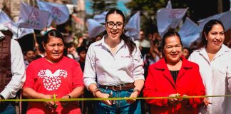 Gobierno de Ario entrega obra de pavimentación en la colonia obrera