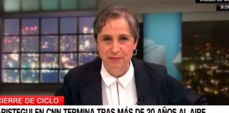 Video // Carmen Aristegui se despide de CNN tras 20 años al aire