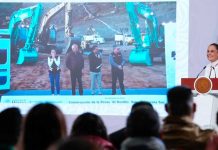 Presidenta Claudia Sheinbaum encabeza banderazo a la construcción de la presa “El Novillo” en la paz, Baja california sur, en beneficio de 250 mil personas