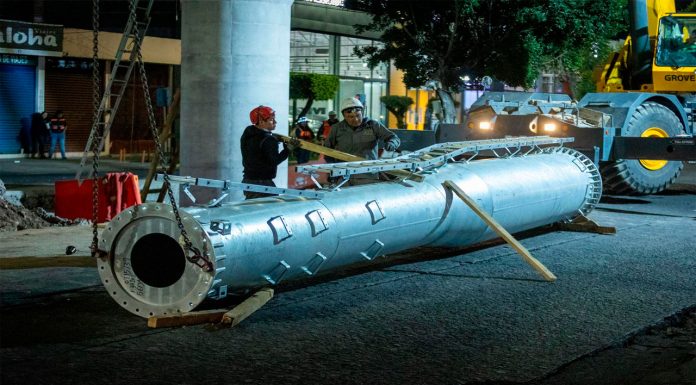 Continúan jornadas nocturnas en construcción del teleférico para contener tráfico: Gladyz Butanda