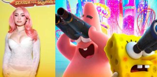 Ice Spice causa sensación en la premiere de “Bob Esponja: En busca de los pantalones cuadrados”