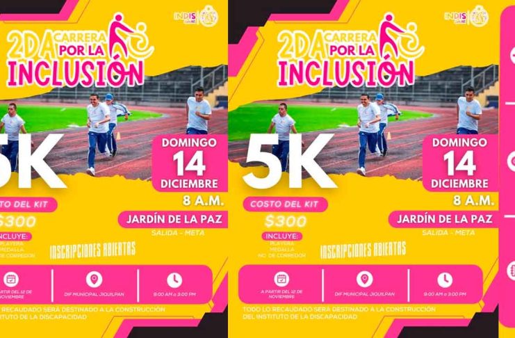¡Jiquilpan corre por la inclusión!