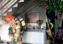 Se registra incendio de domicilio en colonia Ejidal Tres Puentes, Morelia