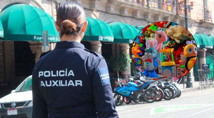 Policía Auxiliar arranca colecta de juguetes en favor de pacientes del Hospital Infantil